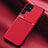 Funda Silicona Carcasa Ultrafina Goma con Magnetico para Samsung Galaxy S22 Ultra 5G Rojo