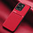 Funda Silicona Carcasa Ultrafina Goma con Magnetico para Vivo V25 5G Rojo