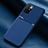 Funda Silicona Carcasa Ultrafina Goma con Magnetico para Xiaomi Redmi Note 11 4G (2021) Azul