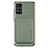 Funda Silicona Carcasa Ultrafina Goma con Magnetico S01D para Samsung Galaxy A51 5G Verde