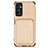 Funda Silicona Carcasa Ultrafina Goma con Magnetico S01D para Samsung Galaxy M13 5G Oro