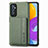 Funda Silicona Carcasa Ultrafina Goma con Magnetico S01D para Samsung Galaxy M52 5G Verde