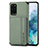 Funda Silicona Carcasa Ultrafina Goma con Magnetico S01D para Samsung Galaxy S20 Plus 5G Verde