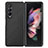 Funda Silicona Carcasa Ultrafina Goma con Magnetico S01D para Samsung Galaxy Z Fold4 5G Negro