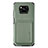 Funda Silicona Carcasa Ultrafina Goma con Magnetico S01D para Xiaomi Poco X3 Verde