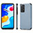 Funda Silicona Carcasa Ultrafina Goma con Magnetico S01D para Xiaomi Redmi Note 11 4G (2022) Azul
