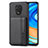 Funda Silicona Carcasa Ultrafina Goma con Magnetico S01D para Xiaomi Redmi Note 9 Pro Negro
