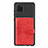 Funda Silicona Carcasa Ultrafina Goma con Magnetico S02D para Samsung Galaxy Note 10 Lite Rojo