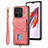Funda Silicona Carcasa Ultrafina Goma con Magnetico S02D para Xiaomi Redmi 11A 4G Oro Rosa