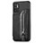 Funda Silicona Carcasa Ultrafina Goma con Magnetico S02D para Xiaomi Redmi Note 10T 5G Negro