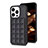 Funda Silicona Carcasa Ultrafina Goma con Magnetico S03D para Apple iPhone 13 Pro Negro