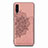 Funda Silicona Carcasa Ultrafina Goma con Magnetico S03D para Samsung Galaxy A30S Oro Rosa