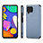 Funda Silicona Carcasa Ultrafina Goma con Magnetico S03D para Samsung Galaxy F62 5G Azul
