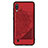 Funda Silicona Carcasa Ultrafina Goma con Magnetico S03D para Samsung Galaxy M10 Rojo