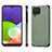 Funda Silicona Carcasa Ultrafina Goma con Magnetico S03D para Samsung Galaxy M32 4G Verde