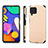 Funda Silicona Carcasa Ultrafina Goma con Magnetico S03D para Samsung Galaxy M62 4G Oro