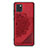 Funda Silicona Carcasa Ultrafina Goma con Magnetico S03D para Samsung Galaxy Note 10 Lite Rojo