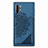 Funda Silicona Carcasa Ultrafina Goma con Magnetico S03D para Samsung Galaxy Note 10 Plus 5G Azul