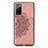 Funda Silicona Carcasa Ultrafina Goma con Magnetico S03D para Samsung Galaxy S20 FE 5G Oro Rosa