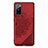 Funda Silicona Carcasa Ultrafina Goma con Magnetico S03D para Samsung Galaxy S20 Lite 5G Rojo