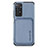 Funda Silicona Carcasa Ultrafina Goma con Magnetico S03D para Xiaomi Redmi Note 11 Pro 5G Azul