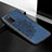Funda Silicona Carcasa Ultrafina Goma con Magnetico S04D para Samsung Galaxy A02s Azul