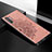 Funda Silicona Carcasa Ultrafina Goma con Magnetico S04D para Samsung Galaxy Note 10 Plus 5G Oro Rosa