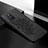 Funda Silicona Carcasa Ultrafina Goma con Magnetico S04D para Samsung Galaxy S10 Lite Negro