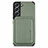 Funda Silicona Carcasa Ultrafina Goma con Magnetico S04D para Samsung Galaxy S23 Plus 5G Verde