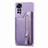 Funda Silicona Carcasa Ultrafina Goma con Magnetico S04D para Xiaomi Redmi Note 11 4G (2022) Morado