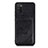 Funda Silicona Carcasa Ultrafina Goma con Magnetico S05D para Samsung Galaxy A03s Negro