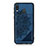 Funda Silicona Carcasa Ultrafina Goma con Magnetico S05D para Samsung Galaxy M20 Azul