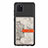Funda Silicona Carcasa Ultrafina Goma con Magnetico S05D para Samsung Galaxy Note 10 Lite Negro