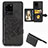 Funda Silicona Carcasa Ultrafina Goma con Magnetico S05D para Samsung Galaxy S20 Ultra Negro