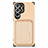 Funda Silicona Carcasa Ultrafina Goma con Magnetico S05D para Samsung Galaxy S21 Ultra 5G Oro