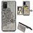 Funda Silicona Carcasa Ultrafina Goma con Magnetico S06D para Samsung Galaxy M02s Gris