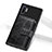 Funda Silicona Carcasa Ultrafina Goma con Magnetico S07D para Samsung Galaxy Note 10 Plus 5G Negro