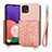 Funda Silicona Carcasa Ultrafina Goma con Magnetico S08D para Samsung Galaxy A22 5G Rosa