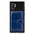 Funda Silicona Carcasa Ultrafina Goma con Magnetico S08D para Samsung Galaxy Note 10 Plus 5G Azul