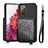 Funda Silicona Carcasa Ultrafina Goma con Magnetico S08D para Samsung Galaxy S20 FE 5G Negro