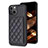 Funda Silicona Carcasa Ultrafina Goma con Magnetico S10D para Apple iPhone 13 Negro