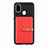 Funda Silicona Carcasa Ultrafina Goma con Magnetico S11D para Samsung Galaxy M30s Rojo