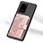 Funda Silicona Carcasa Ultrafina Goma con Magnetico S11D para Samsung Galaxy S20 Ultra Rosa