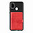 Funda Silicona Carcasa Ultrafina Goma con Magnetico S13D para Samsung Galaxy M30s Rojo