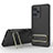 Funda Silicona Carcasa Ultrafina Goma con Soporte KC1 para Xiaomi Redmi Note 12 Pro 5G Negro