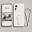 Funda Silicona Carcasa Ultrafina Goma con Soporte para Xiaomi Mi 12S Pro 5G Blanco