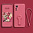 Funda Silicona Carcasa Ultrafina Goma con Soporte para Xiaomi Mi 12S Pro 5G Oro Rosa