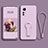 Funda Silicona Carcasa Ultrafina Goma con Soporte para Xiaomi Mi 12S Pro 5G Purpura Claro