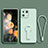 Funda Silicona Carcasa Ultrafina Goma con Soporte para Xiaomi Mi 13 Pro 5G Menta Verde