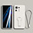 Funda Silicona Carcasa Ultrafina Goma con Soporte para Xiaomi Mi Mix 4 5G Blanco